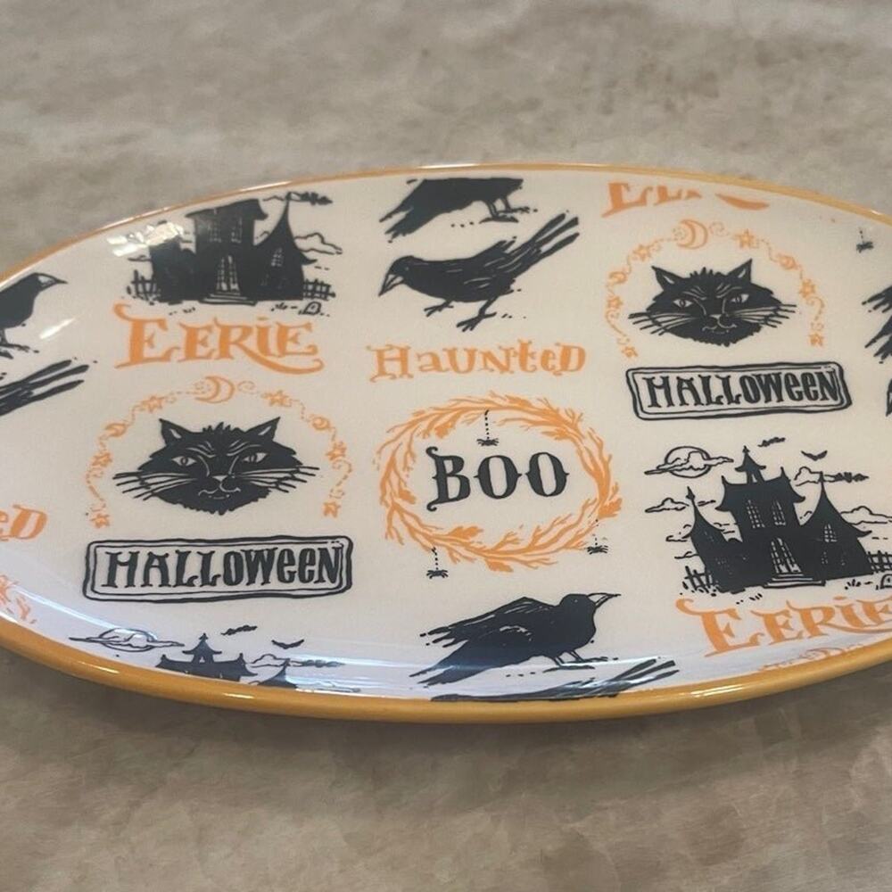Angela Staehling sketchbook series by Magnolia Halloween plate - Picture 3 of 10